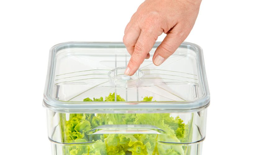Prikaz popuščanja ventila na gastro vakuumski posodi.